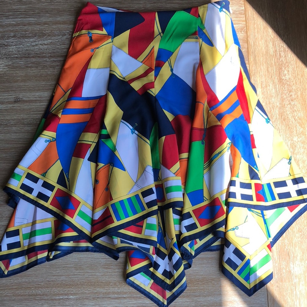 Double layered Ralph Lauren rainbow skirt
